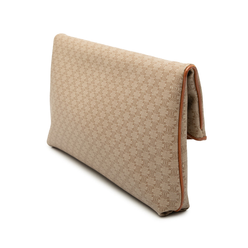 Macadam Coated Canvas Clutch - Image 2