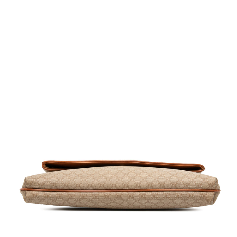 Macadam Coated Canvas Clutch - Image 3