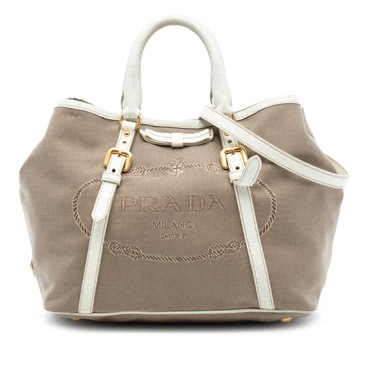 Canvas Canapa Logo Bow Satchel - Image 1