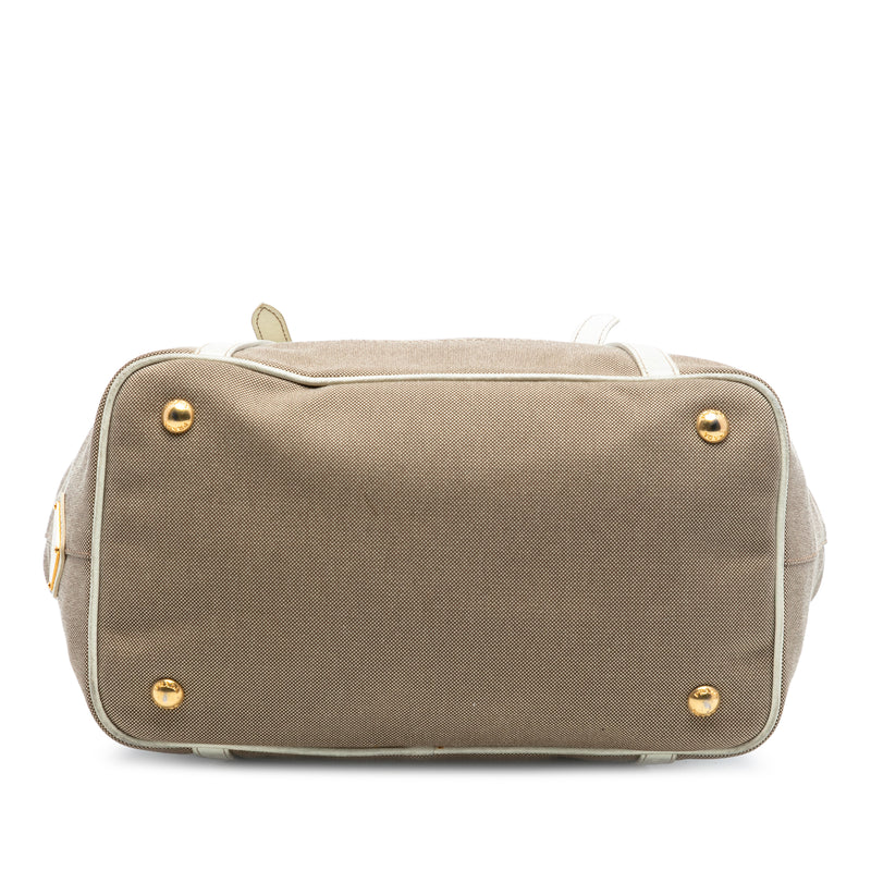Canvas Canapa Logo Bow Satchel - Image 3