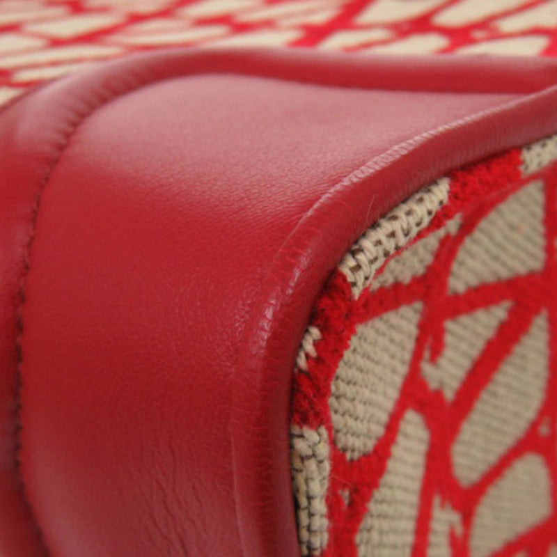 Leather Trimmed Toile Iconographe Satchel - Image 10