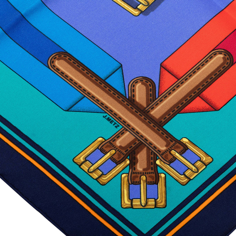 Les Sangles Silk Scarf 90 - Image 4
