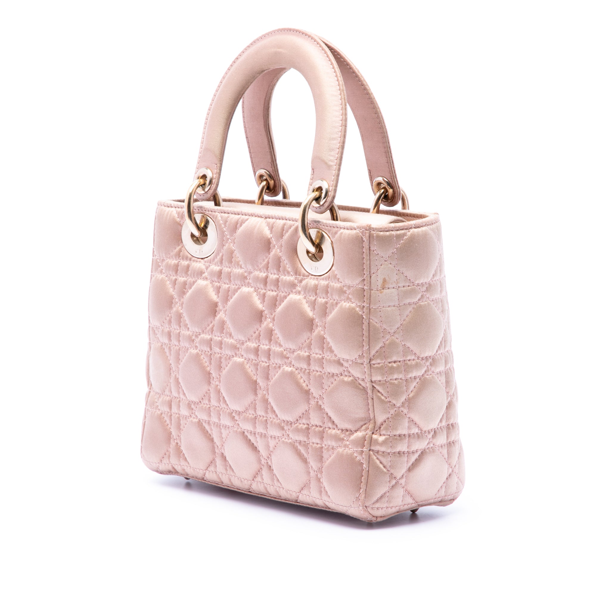 Small Satin Cannage Swarovski Lady Dior - Image 2