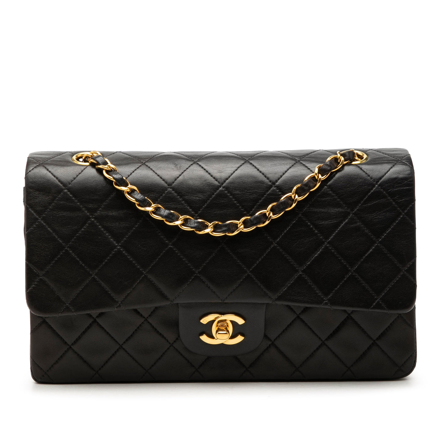 Medium Classic Lambskin Double Flap - Image 1