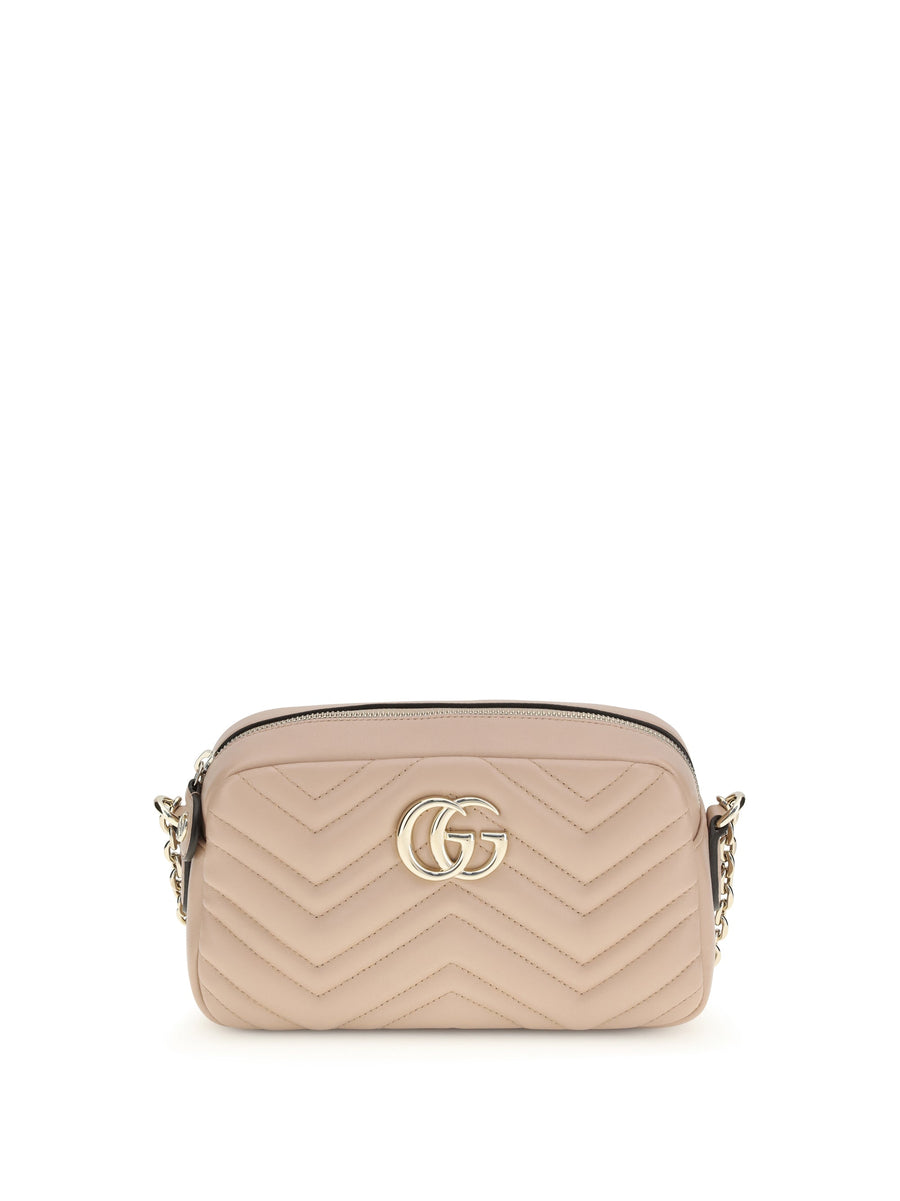 Gucci Marmont Shoulder Bag — Beige Lamb Ovis Aries