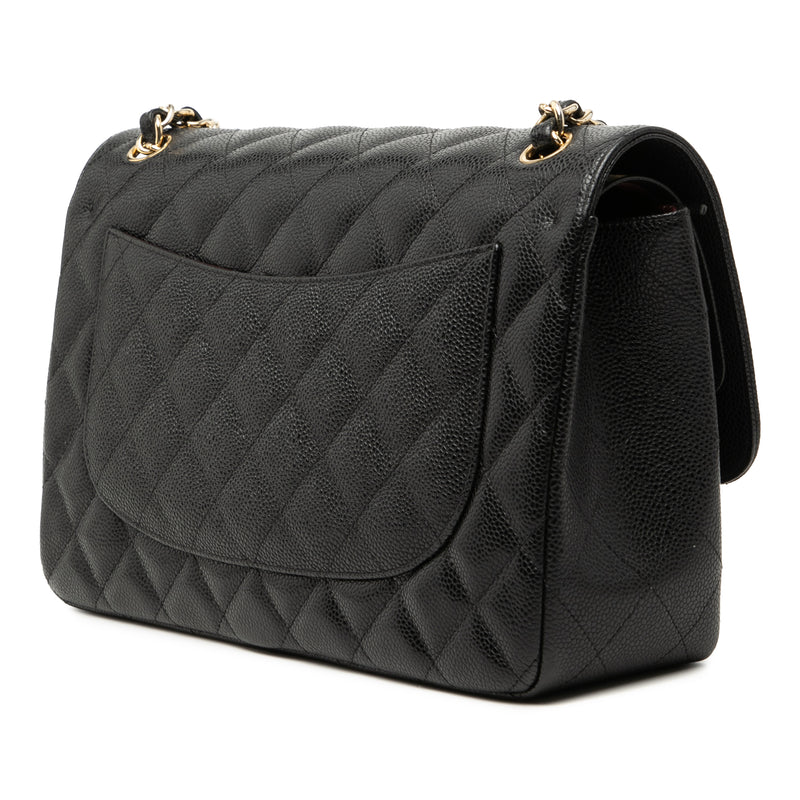 Jumbo Classic Caviar Double Flap - Image 2