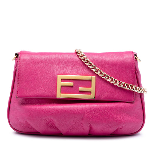 Leather Fendista Pochette Crossbody - Image 1