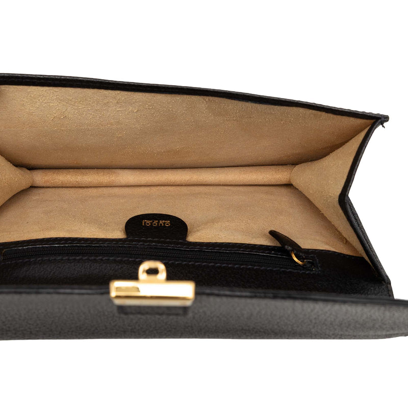 Calfskin Padlock Wristlet Clutch - Image 4