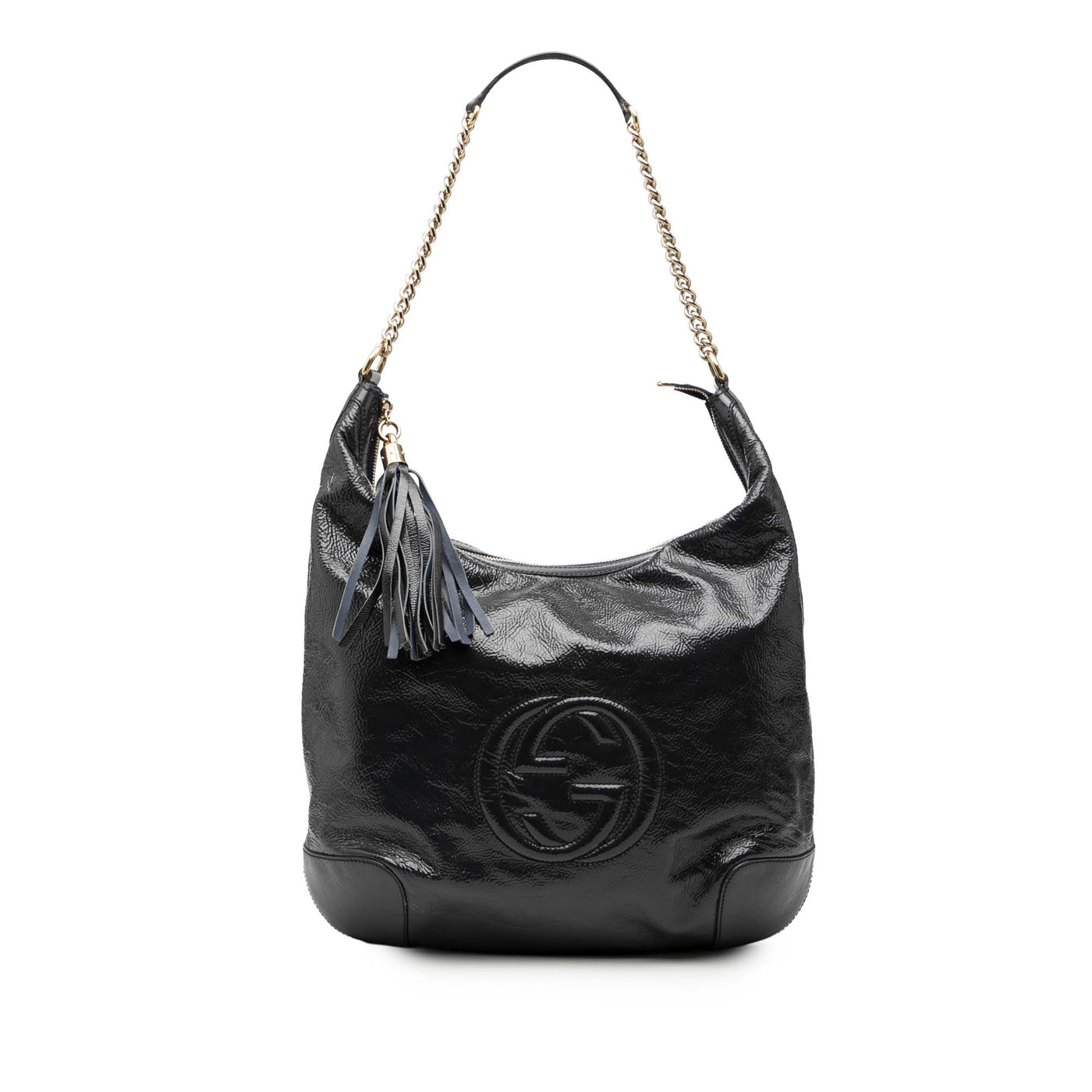 Patent Soho Shoulder Bag - Image 1