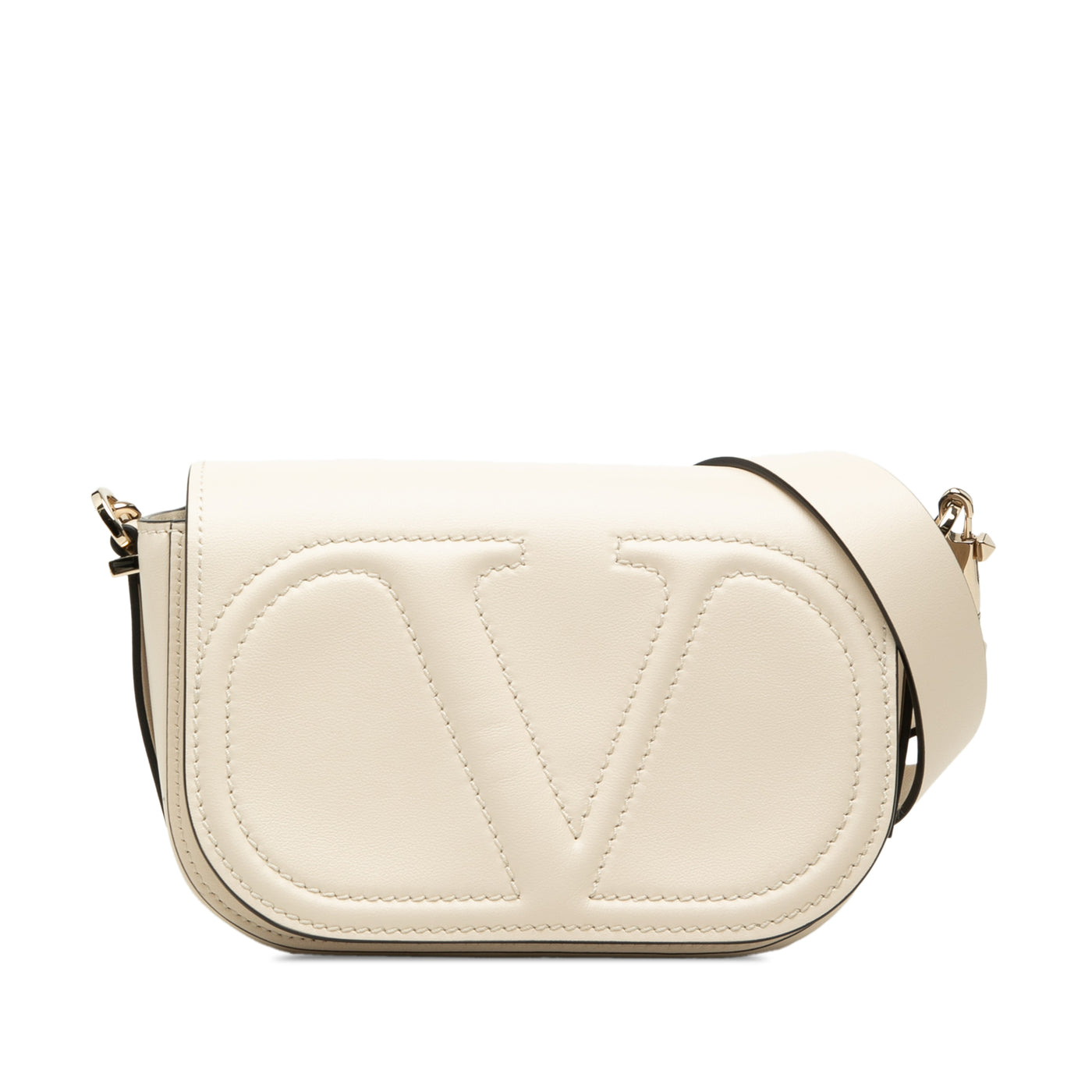 Small Calfskin VLogo Walk Crossbody - Image 1