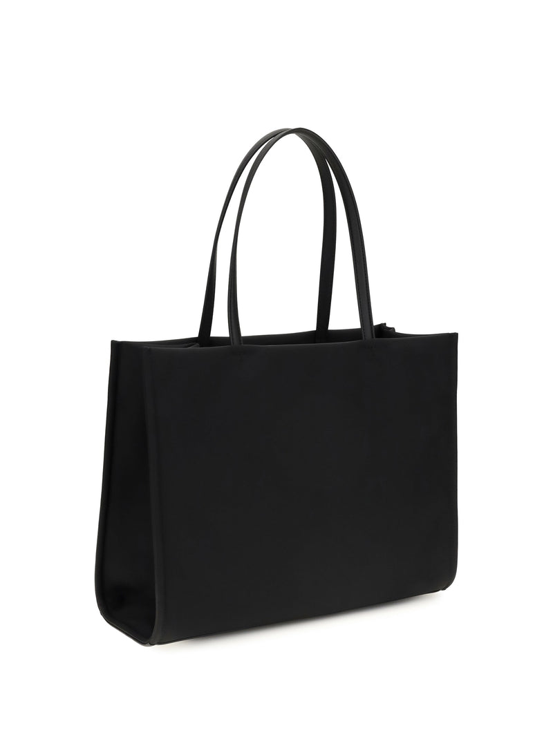 Tory Burch Ella Tote Bag — Black Polyamide