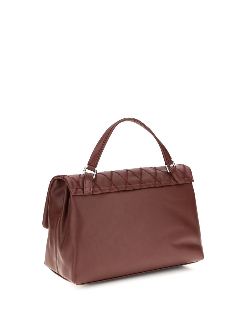 Zanellato Top Handle Bag — Red Calf Leather Bos Taurus