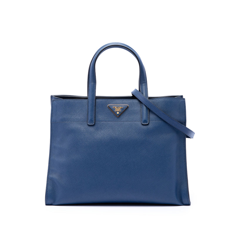 Saffiano Soft Triple Pocket Tote