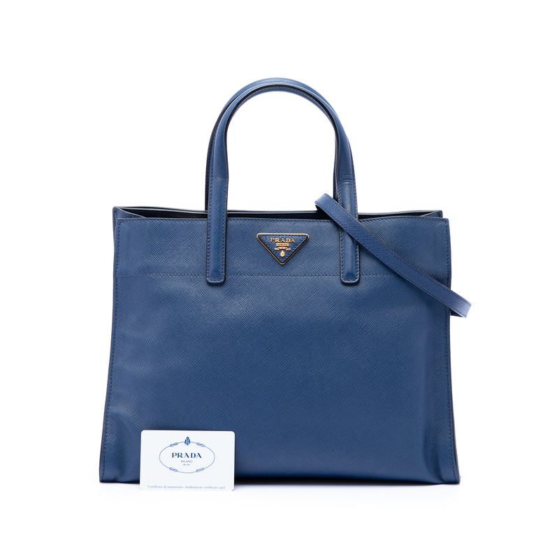 Saffiano Soft Triple Pocket Tote - Image 7