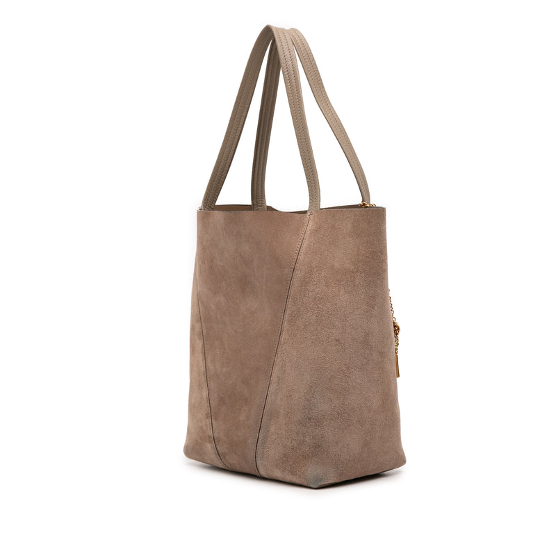 Medium Suede Spin Tote - Image 2