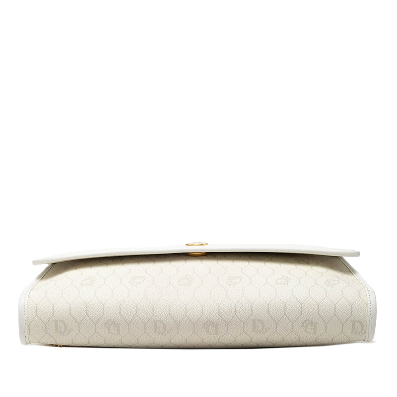 Honeycomb Coated Canvas Chain Shoulder Bag - Image 3