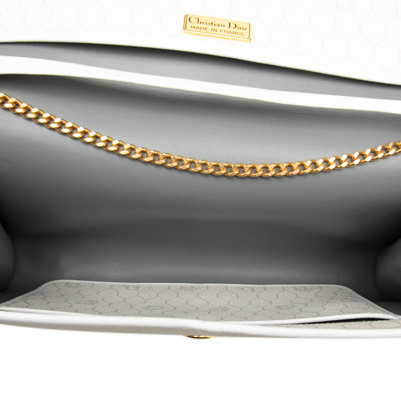 Honeycomb Coated Canvas Chain Shoulder Bag - Image 4