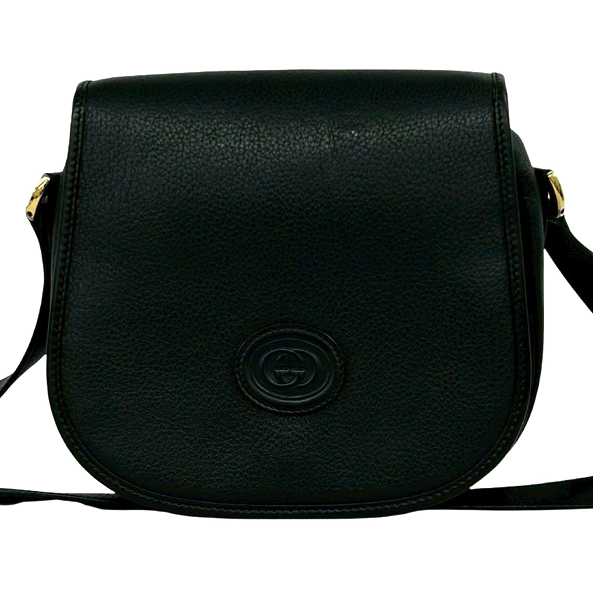 Grained Calfskin Interlocking G Crossbody - Image 1