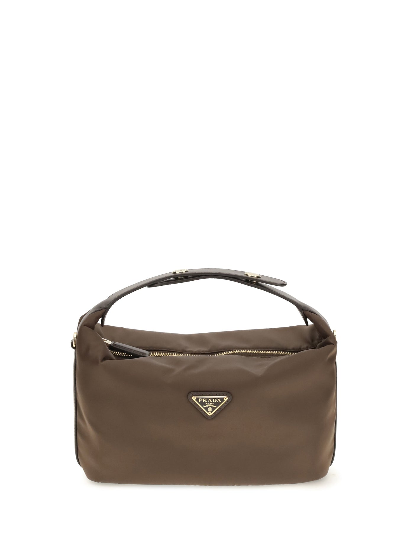 Prada Chérie Shoulder Bag — Brown Recycled Polyamide