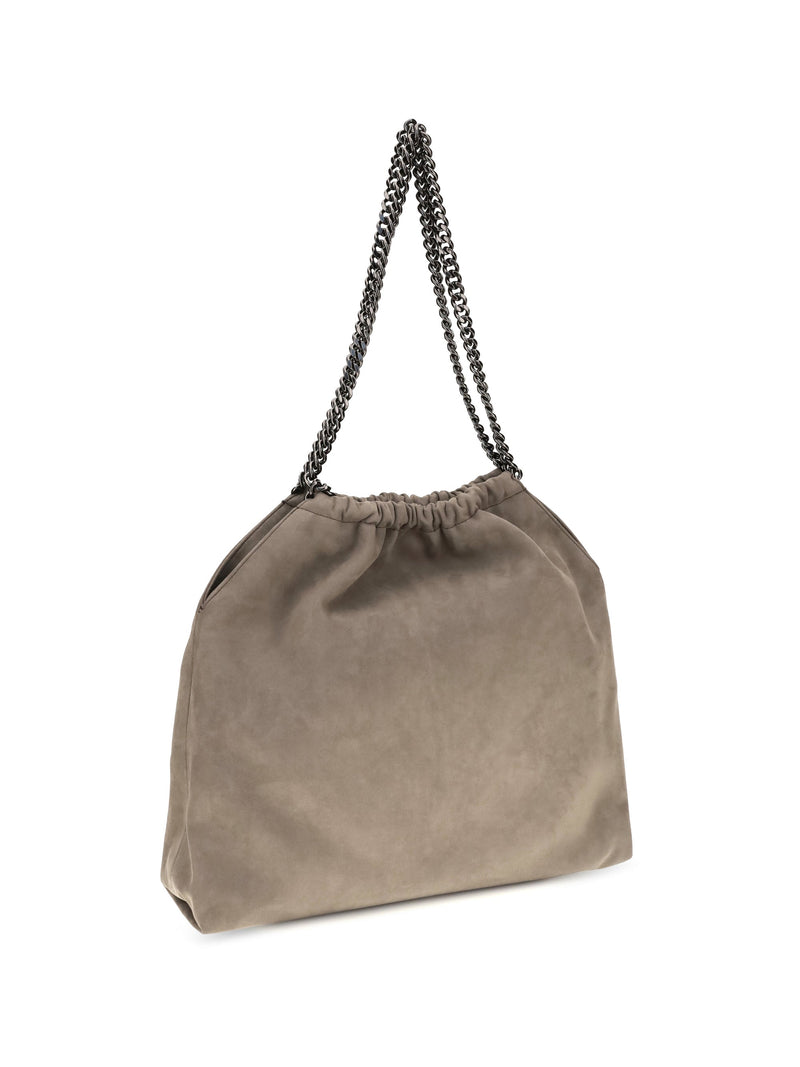 Stella Mccartney Falabella Shoulder Bag — Taupe Polyester