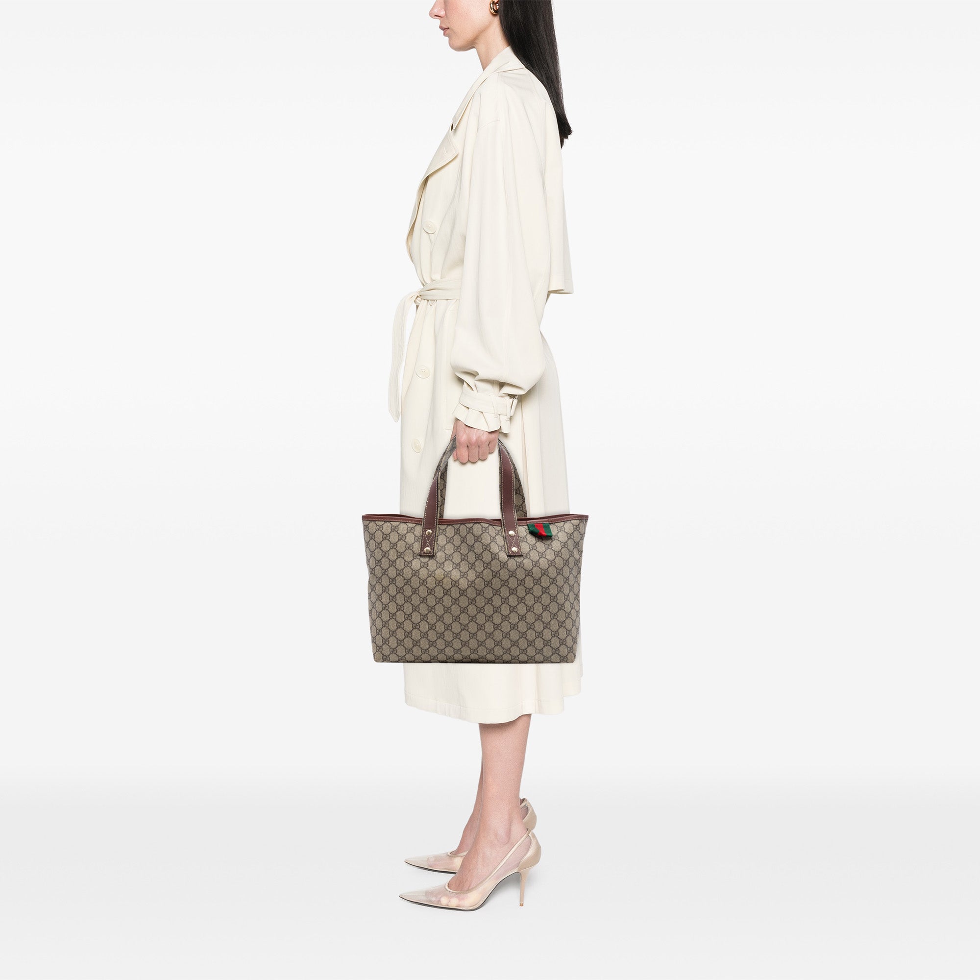 Medium GG Supreme Web Loop Tote - Image 6