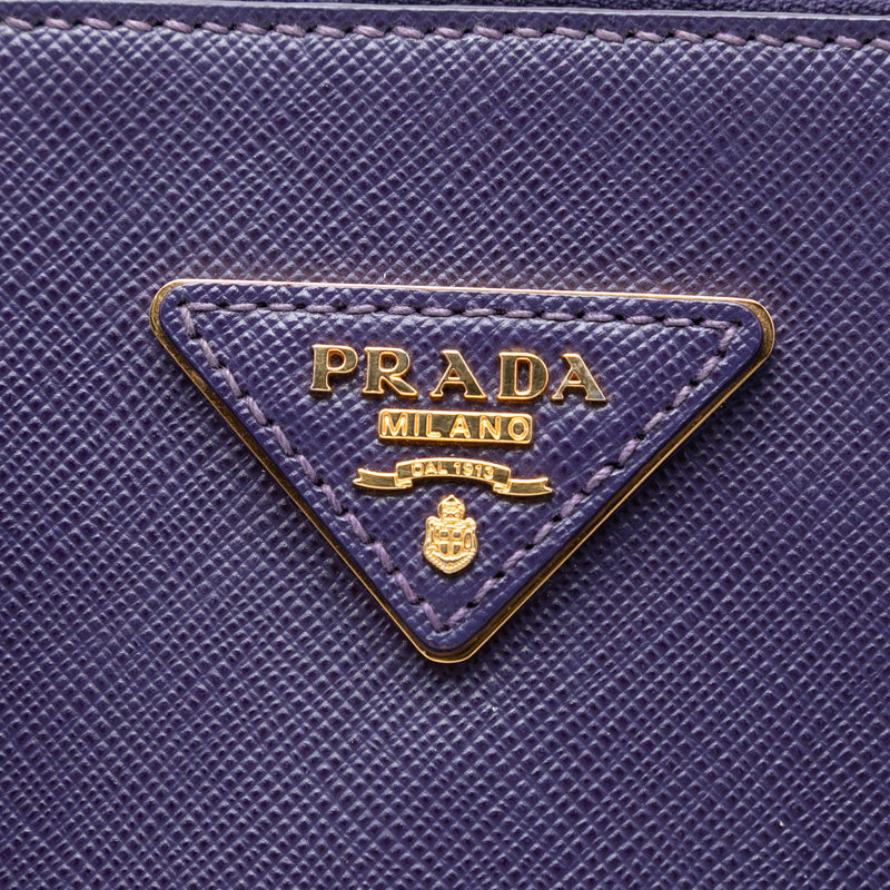 Medium Saffiano Lux Promenade Satchel - Image 5