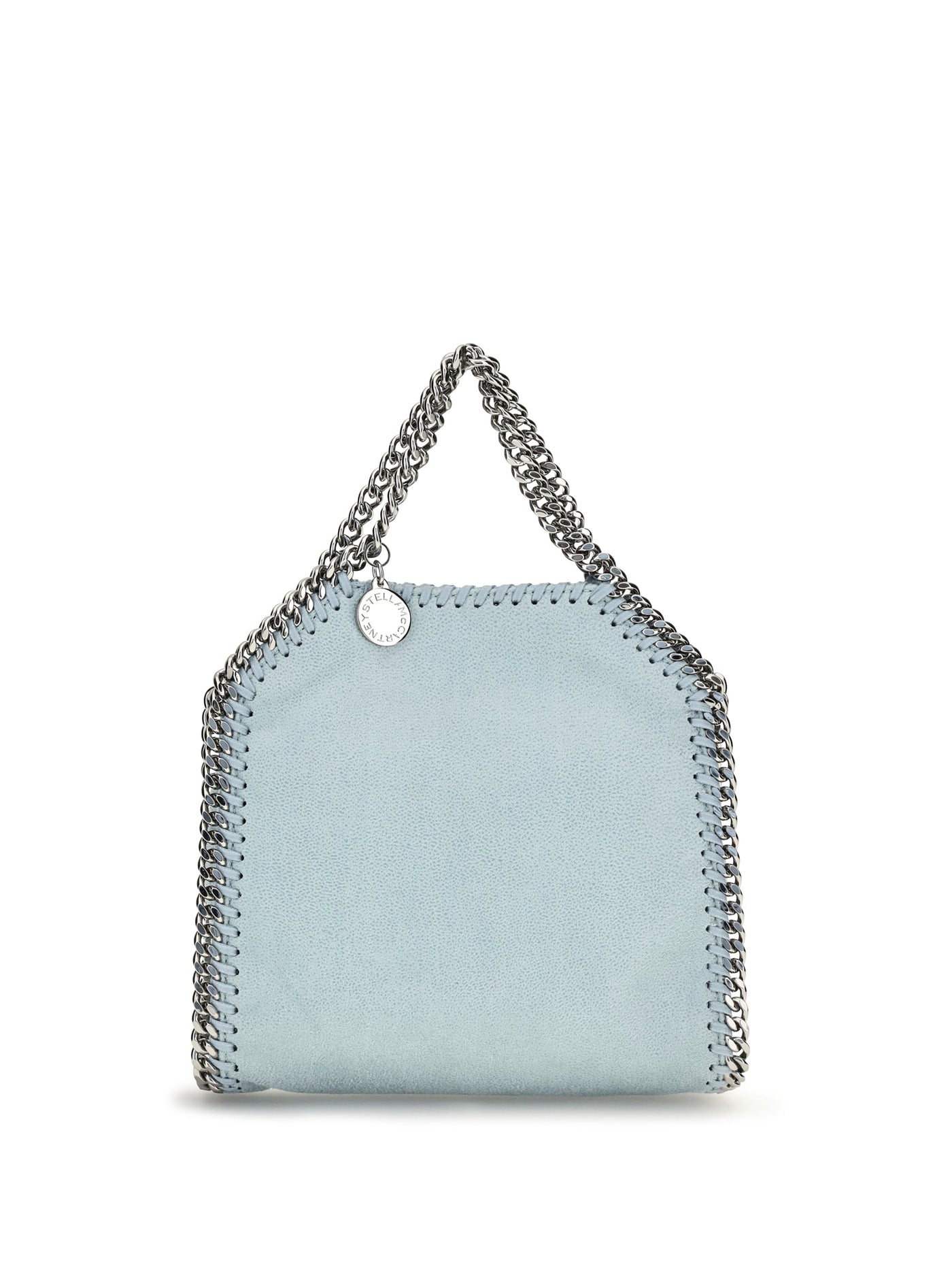 Stella Mccartney Tiny Shaggy Shoulder Bag — Blue Polyester