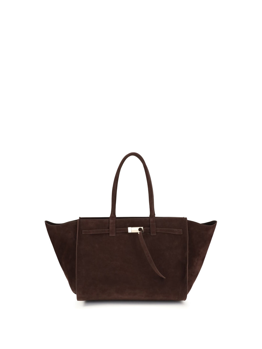 Benedetta Bruzziches Shoulder Bag — Brown Calf Leather Bos Taurus