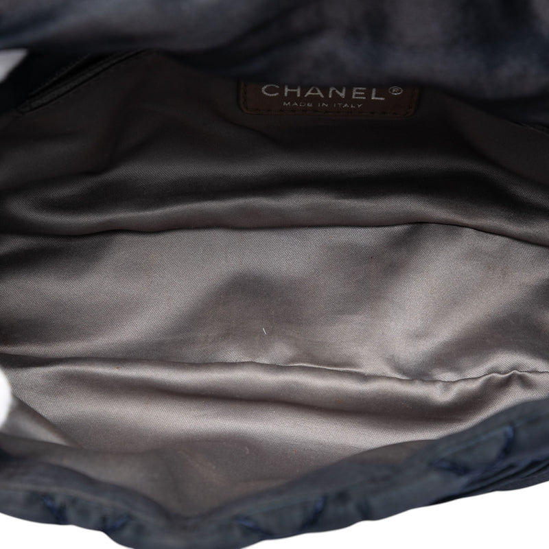 Medium CC Quilted Satin Single Flap - Image 4