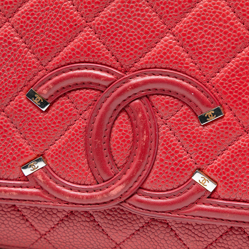 Medium Caviar CC Filigree Flap - Image 6