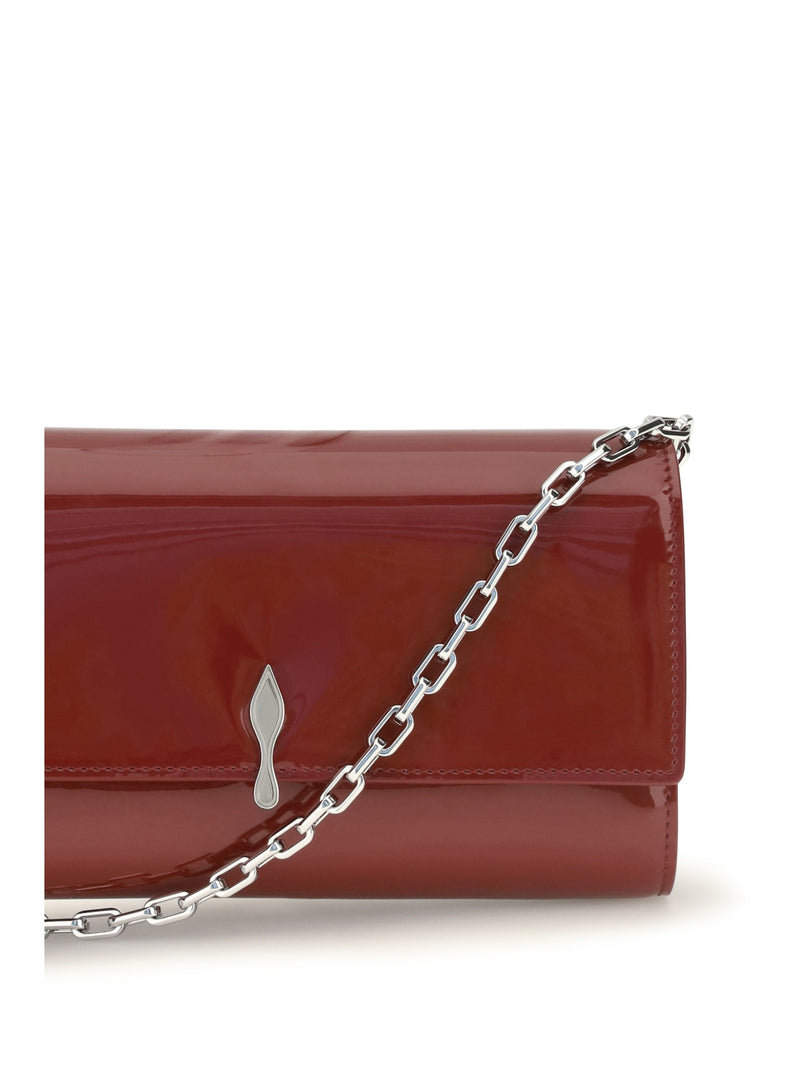 Christian Louboutin Bettina Wallet On Chain — Red Calf Leather Bos Taurus