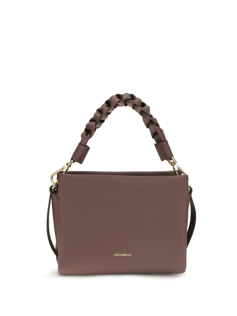Coccinelle Shoulder Bag — Brown Calf Leather