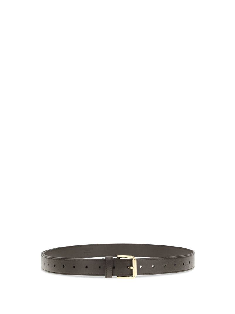 Givenchy Voyou Belt — Brown Calf Leather