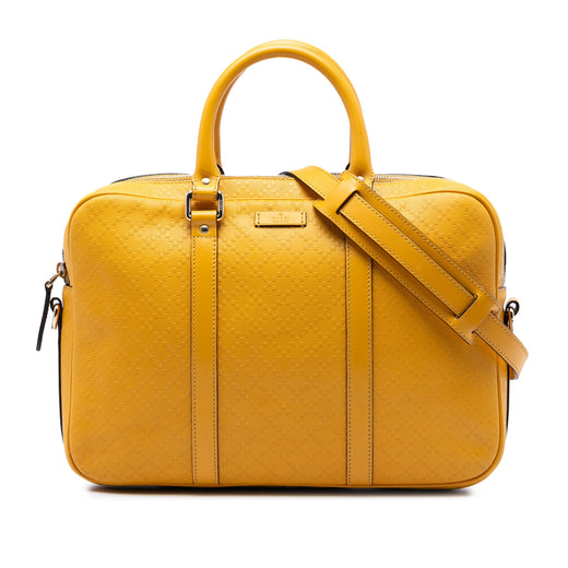 Medium Diamante Bright Leather Business Bag - Image 1