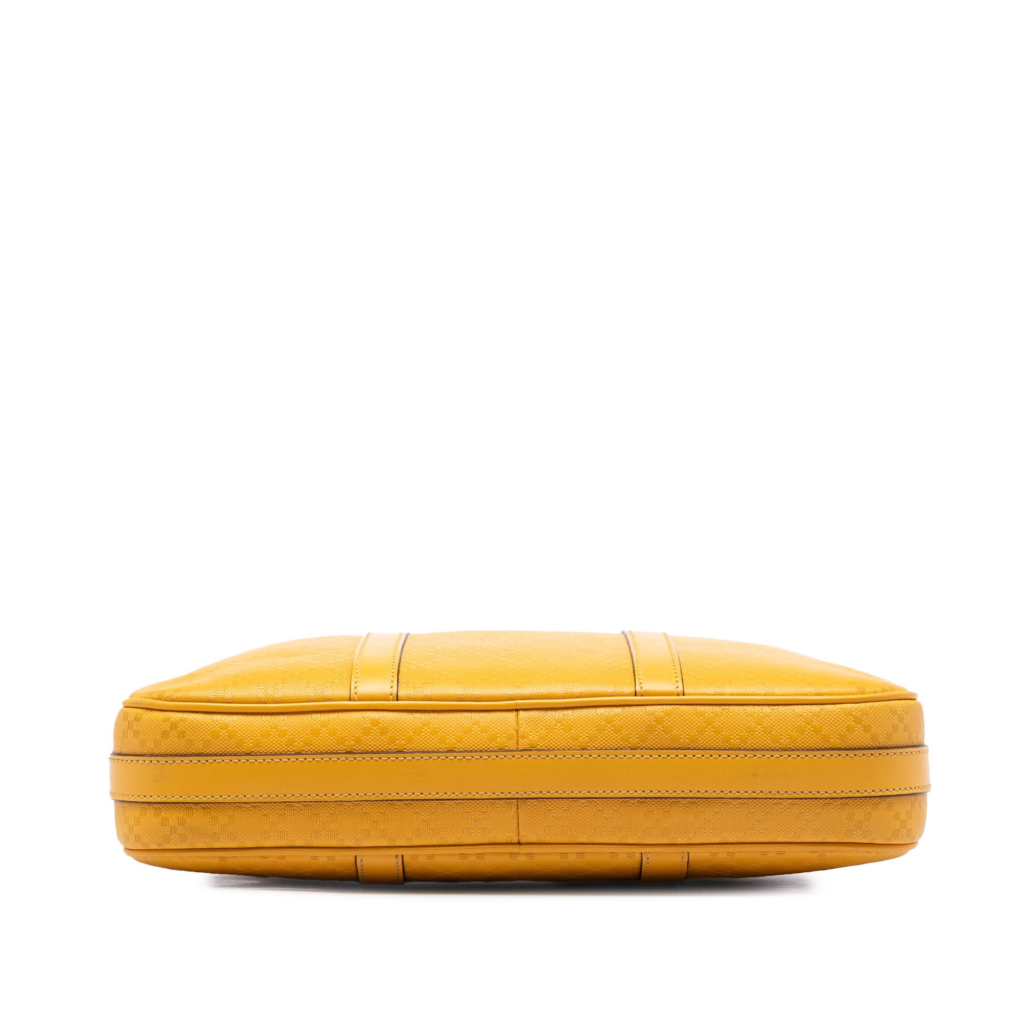 Medium Diamante Bright Leather Business Bag - Image 3