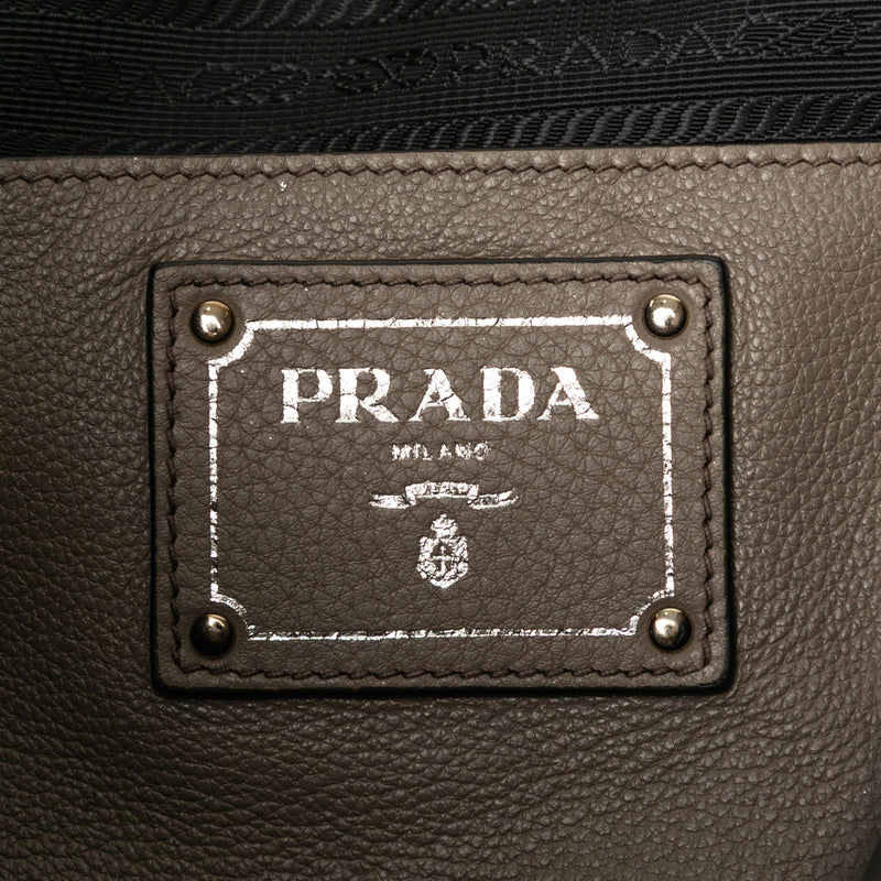Vitello Daino Side Zip Convertible Tote - Image 5