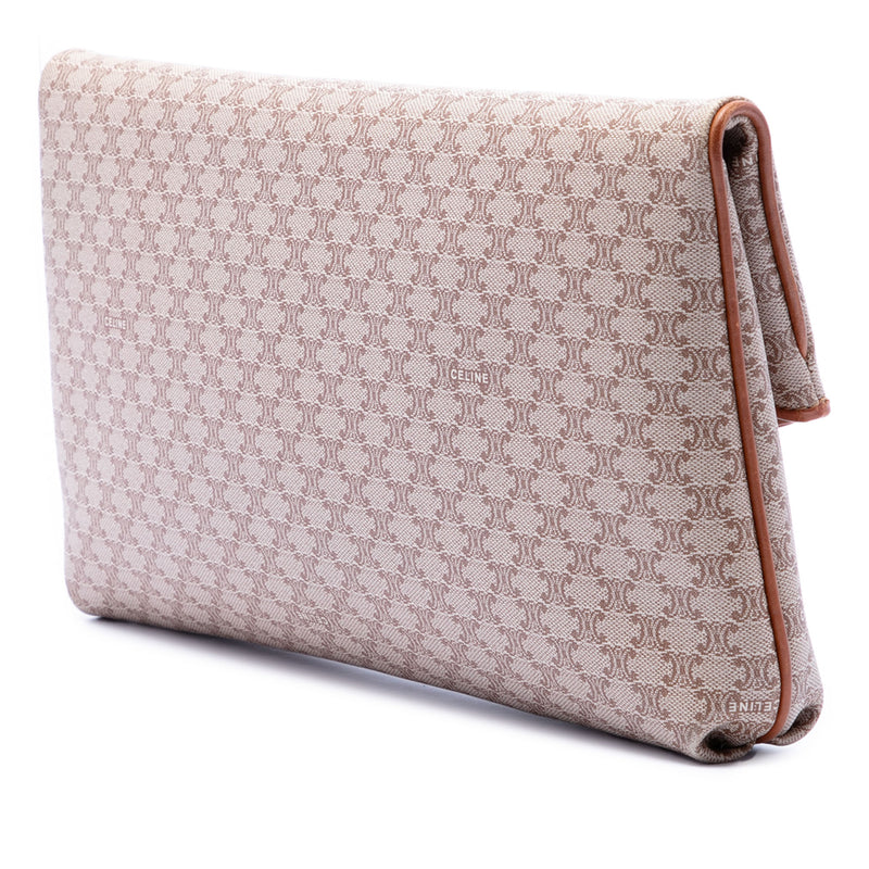 Macadam Coated Canvas Clutch - Image 2