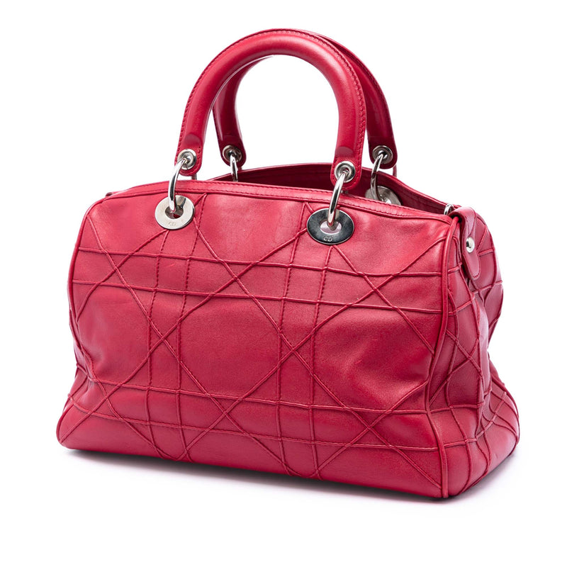Lambskin Cannage Polochon Granville Satchel - Image 2