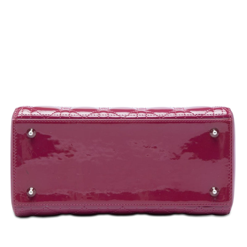 Medium Patent Cannage Lady Dior - Image 3