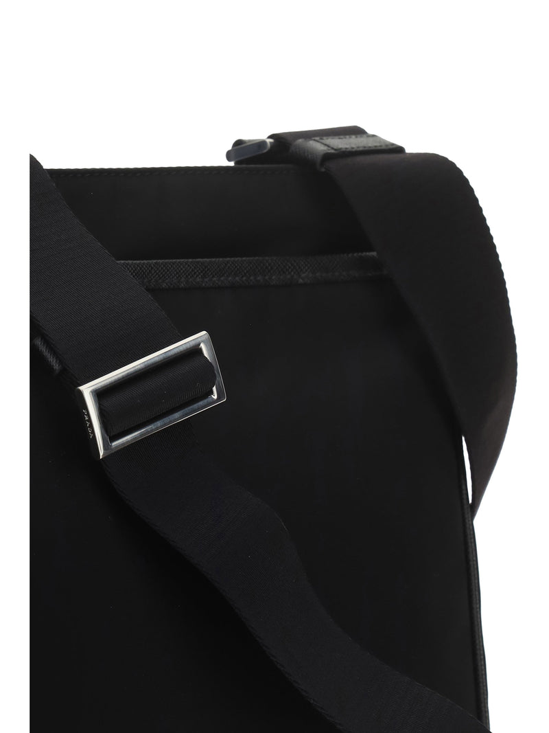Prada Re-Nylon Shoulder Bag — Black