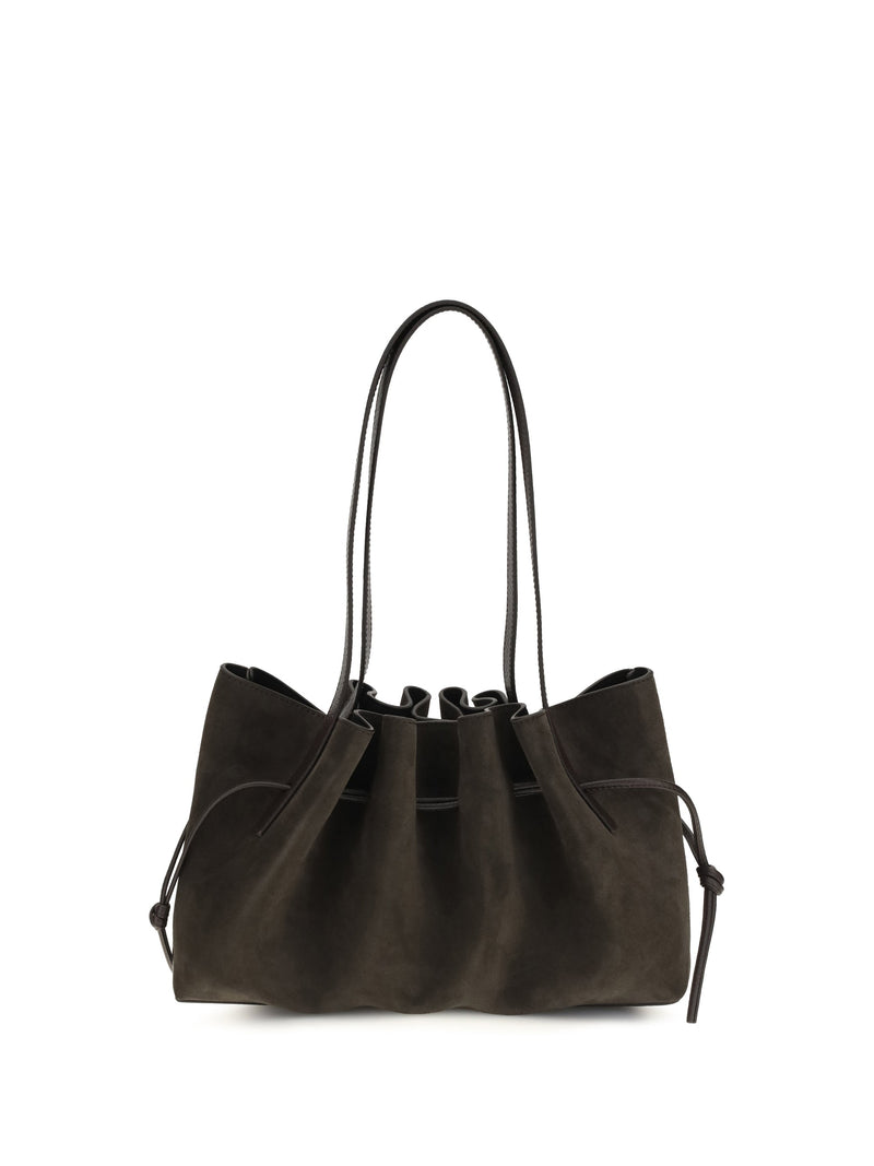 Yuzefi Shoulder Bag — Black Calf Leather