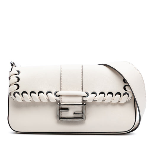 Whipstitch Leather Baguette Crossbody - Image 1