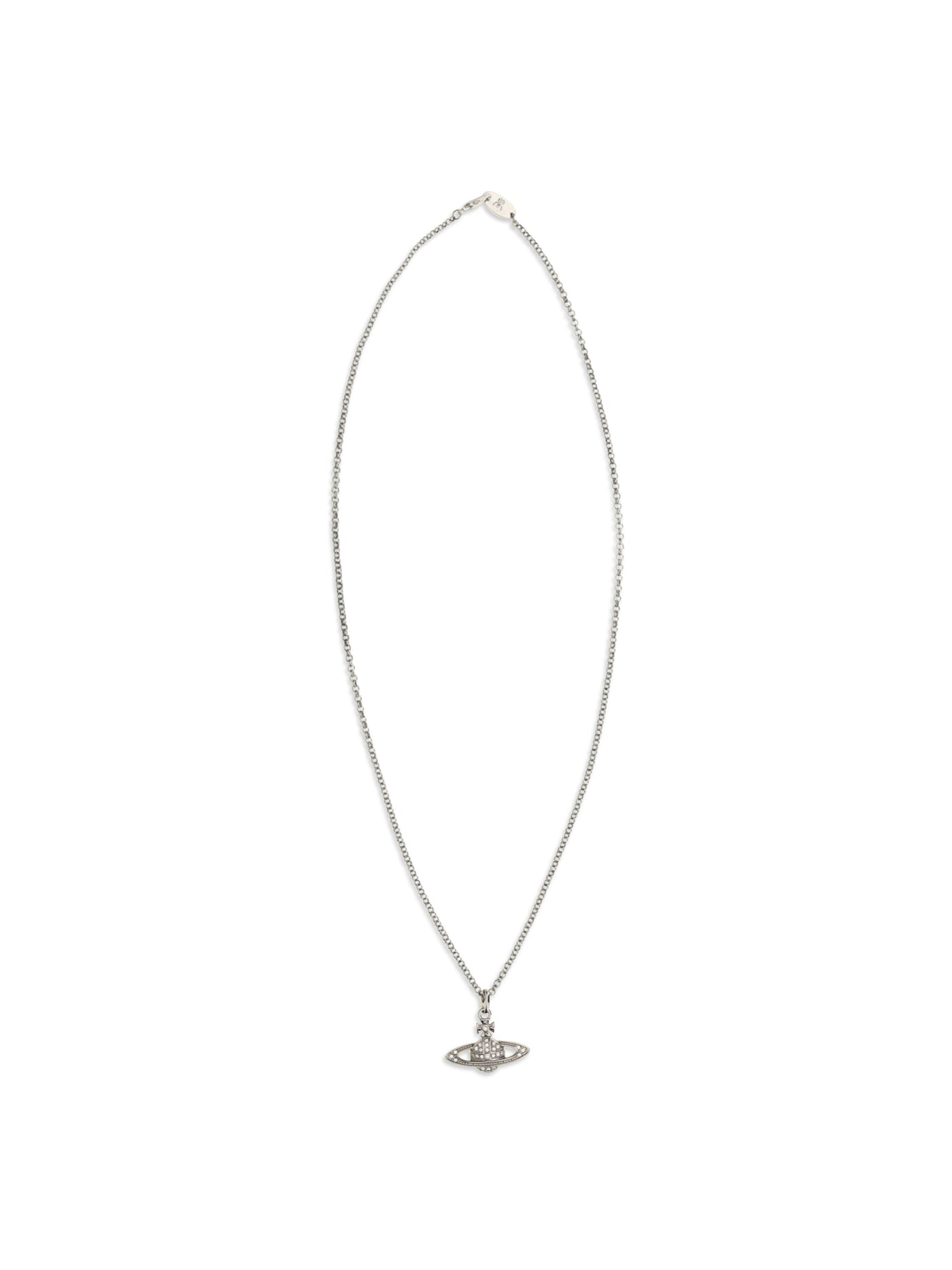 Vivienne Westwood Orb Mini Necklace — Silver Brass Necklaces