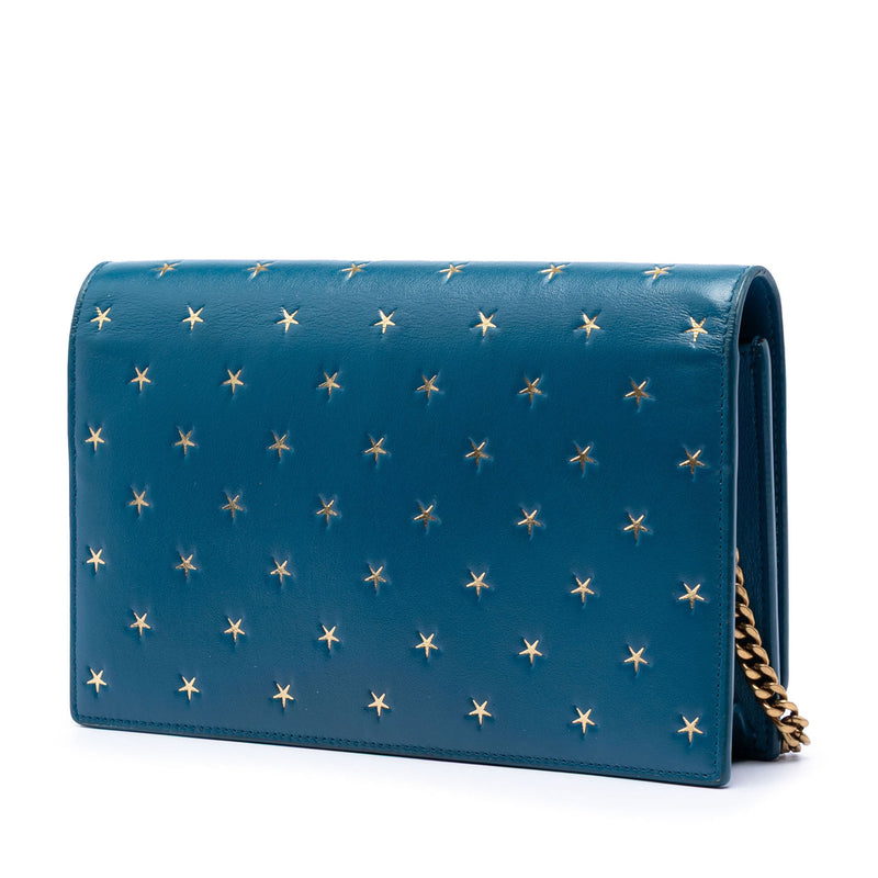 Calfskin Star Print Classic Monogram Kate Tassel Wallet on Chain - Image 2