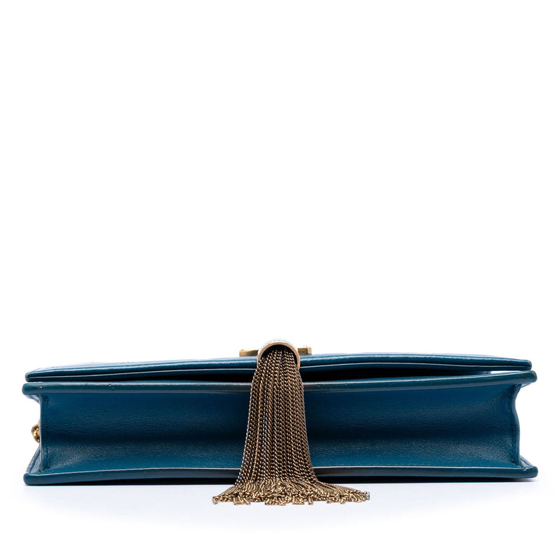 Calfskin Star Print Classic Monogram Kate Tassel Wallet on Chain - Image 3