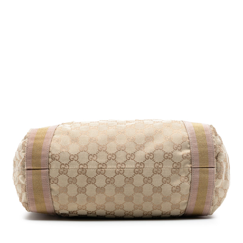 GG Canvas Web Tote - Image 3
