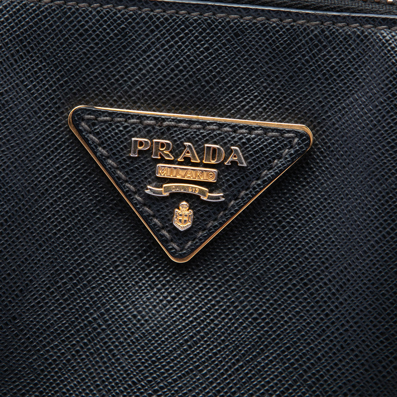 Medium Saffiano Lux Promenade Satchel - Image 5