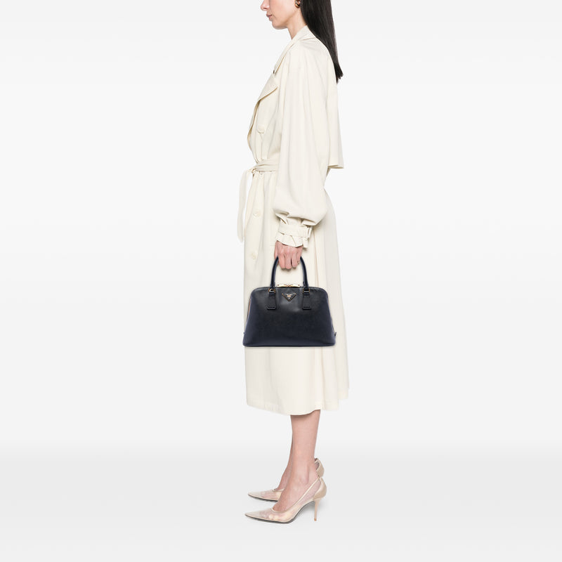 Medium Saffiano Lux Promenade Satchel - Image 6
