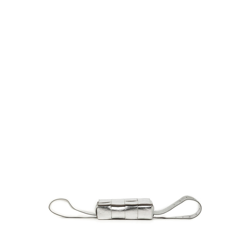Mini Paper Calfskin Intrecciato Cassette Belt Bag - Image 3