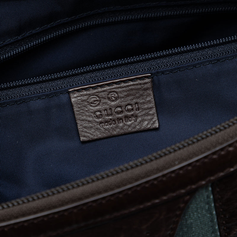 Canvas Web Shoulder Bag - Image 5